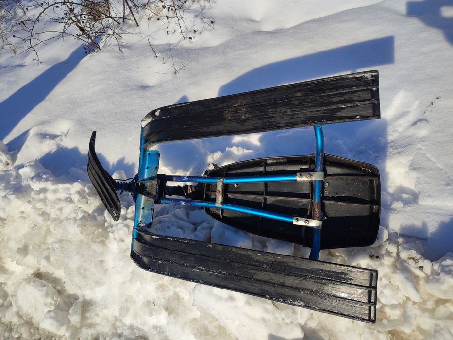 Снігокат санки з рулем