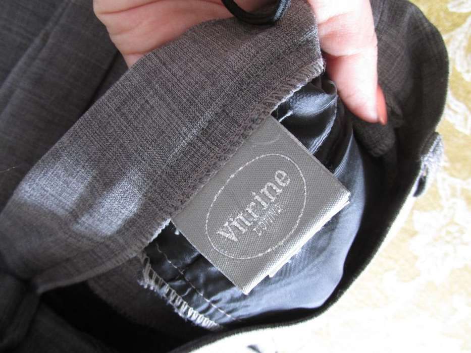 Fato cinzento Vitrine com calças e casaco