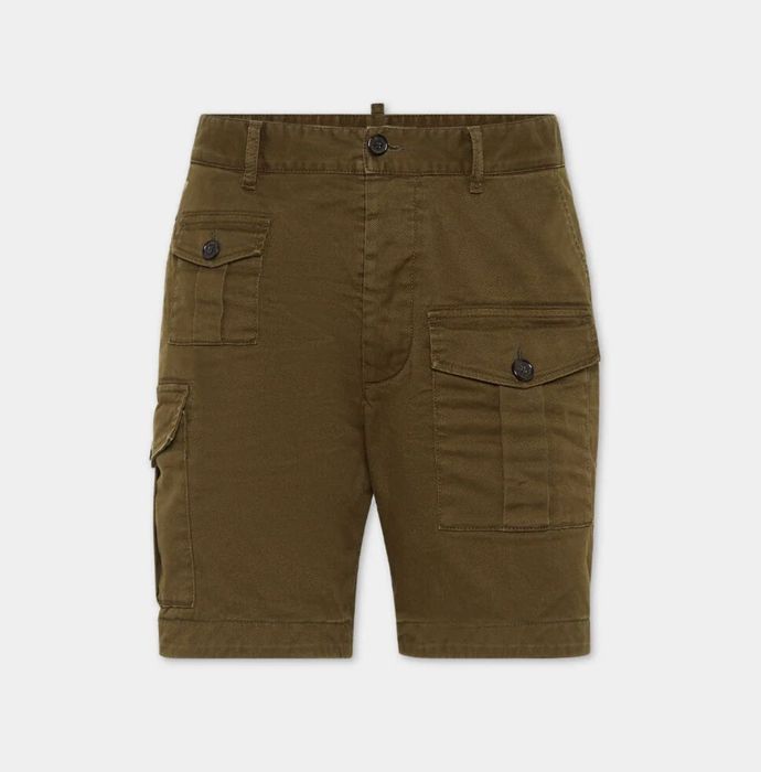 Dsquared2 Męskie Szorty Sexy Cargo Pants Zielone 54