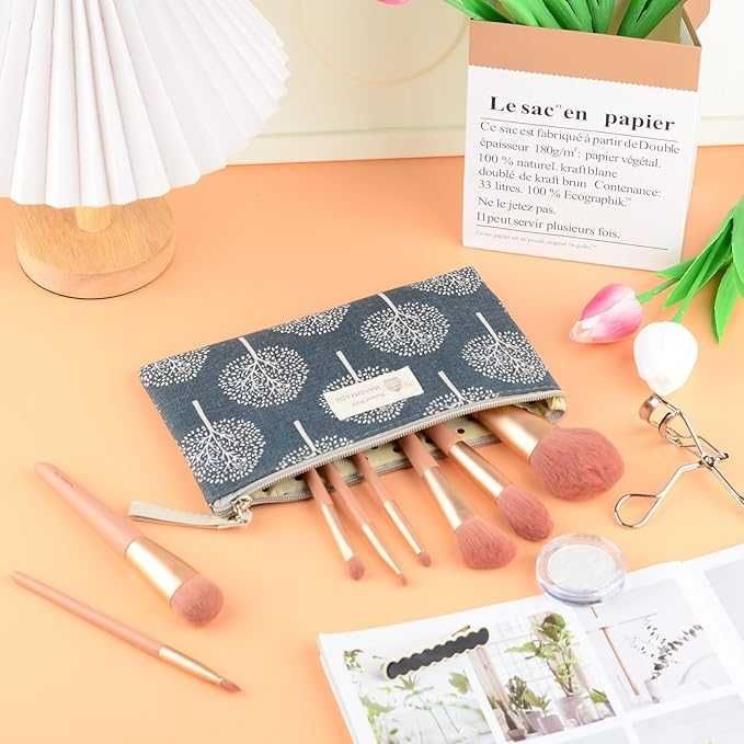 Kosmetyczka z płótna żaglowego, wielofunkcyjna podróżna kosmetyczka