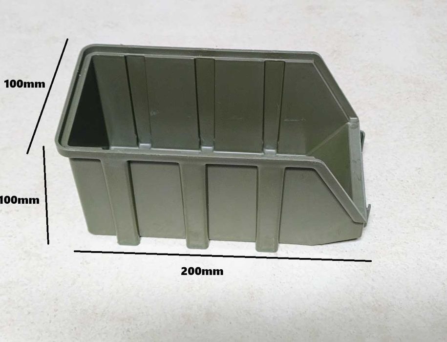 Caixas de stock arrumação plásticas empilháveis ou montáveis