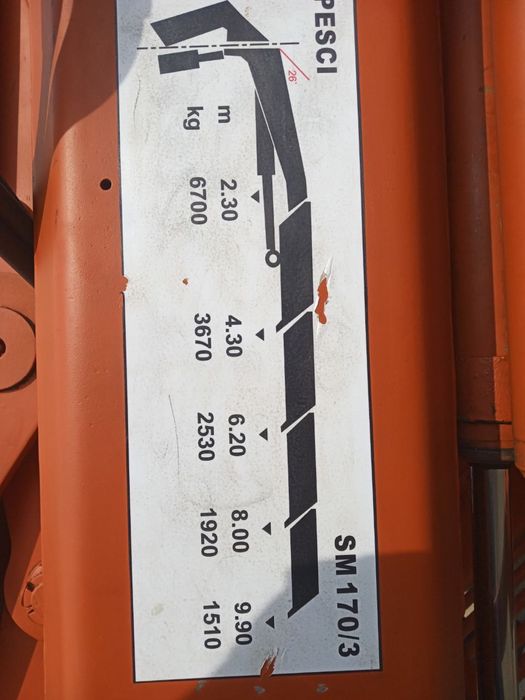 Кран Маніпулятор Peshi SM170