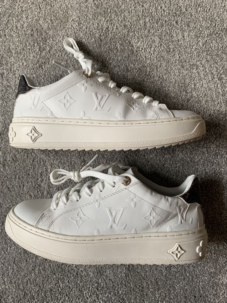 Louis Vuitton White Time Out Sneaker, vscoshoess