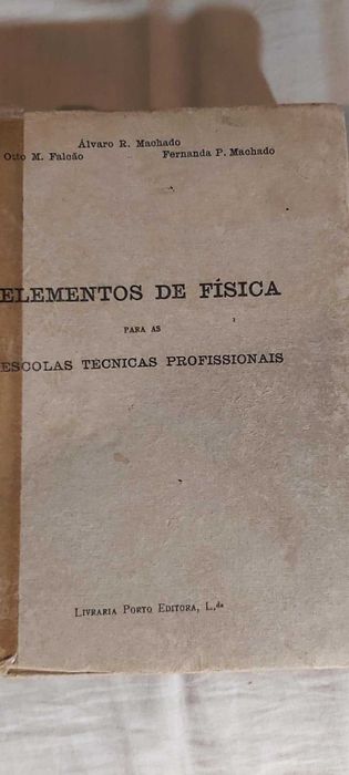 Livros Escolares de Físico-Química (Relíquias)