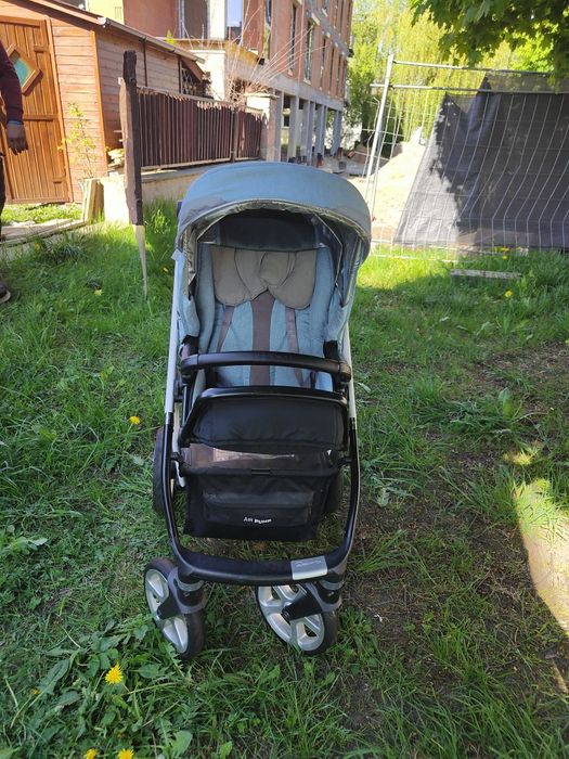 Wózek espiro next turkusowy 3w1