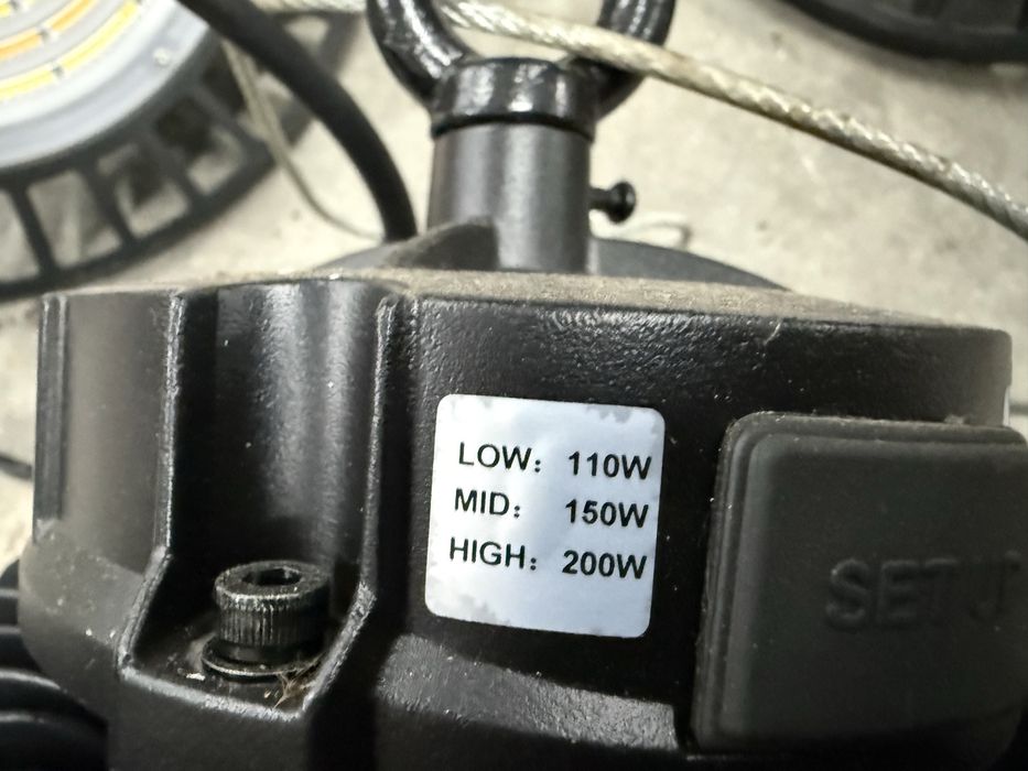 4x CAMPÂNULA  INDUSTRIAL  LED  110, 150 e 200W IP65