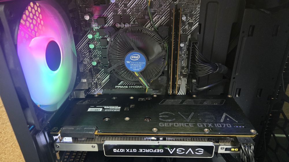 PC Gaming i3-10100F | GTX 1070 8GB | 16GB RAM | SSD | Pronto a usar