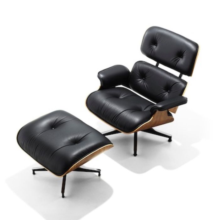 Cadeirão Preto em pele