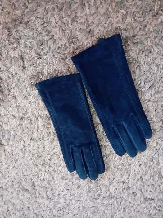Doskonałej jakości skórzane rękawiczki damskie