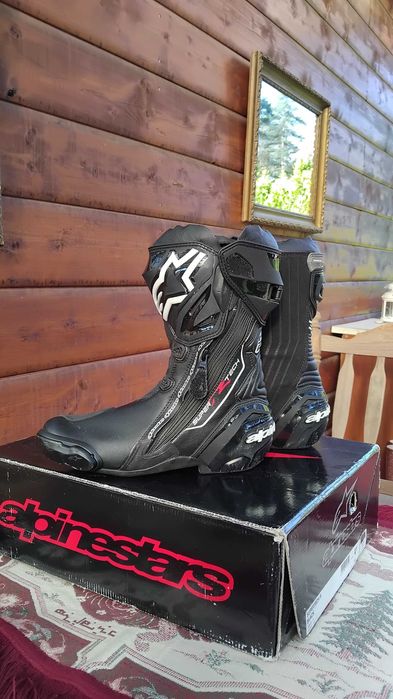Alpinestars supertech Rブラック サイズ41 Buty Supertech R - CZARNY RACING/SPORT buty | Alpinestars