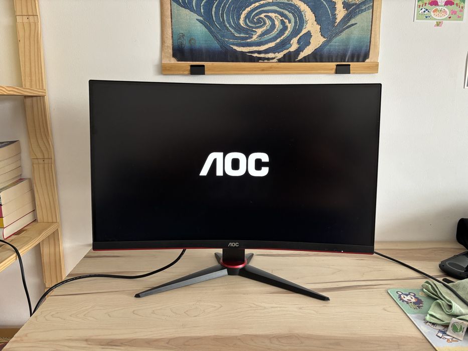 Monitor Gaming AOC C27G2ZE Curvo (27" | 240Hz | 0.5ms) – Como Novo