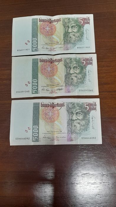 Notas Portuguesas Antigas