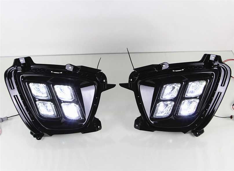 Дневные  огни фара Kia Sorento 2015-2018. ДХО Led Drl Киа Соренто.