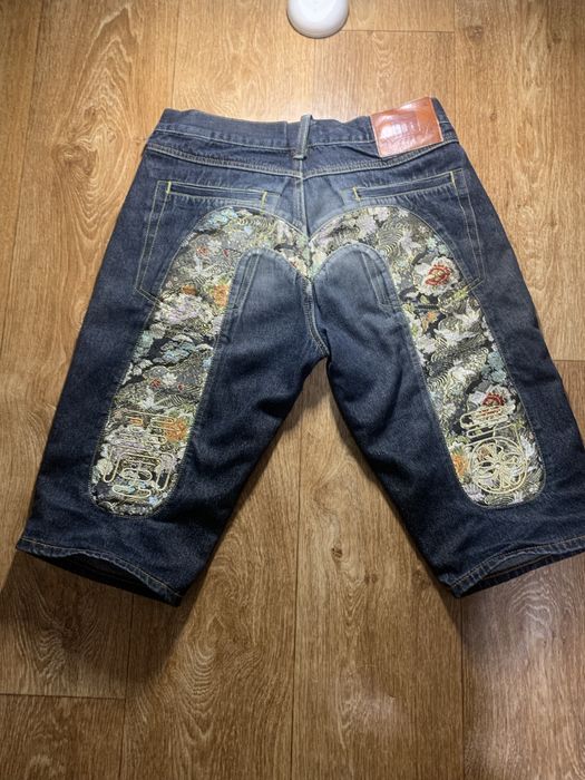 Шорты Evisu джинсовые