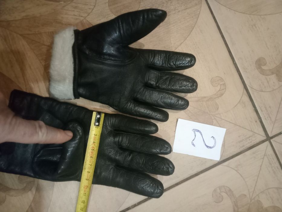 Перчатки -жен и муж.Кожа.