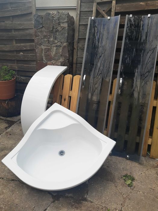 Sprzedam brodzik półokrągły z kabiną