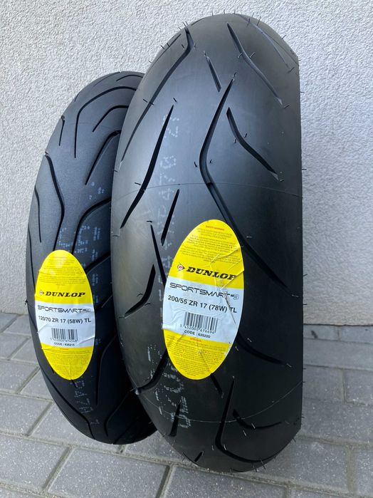 200/55ZR17 120/70ZR17 Dunlop SportSmart MK3 RSV4 1000RR 1199 Panig CBR