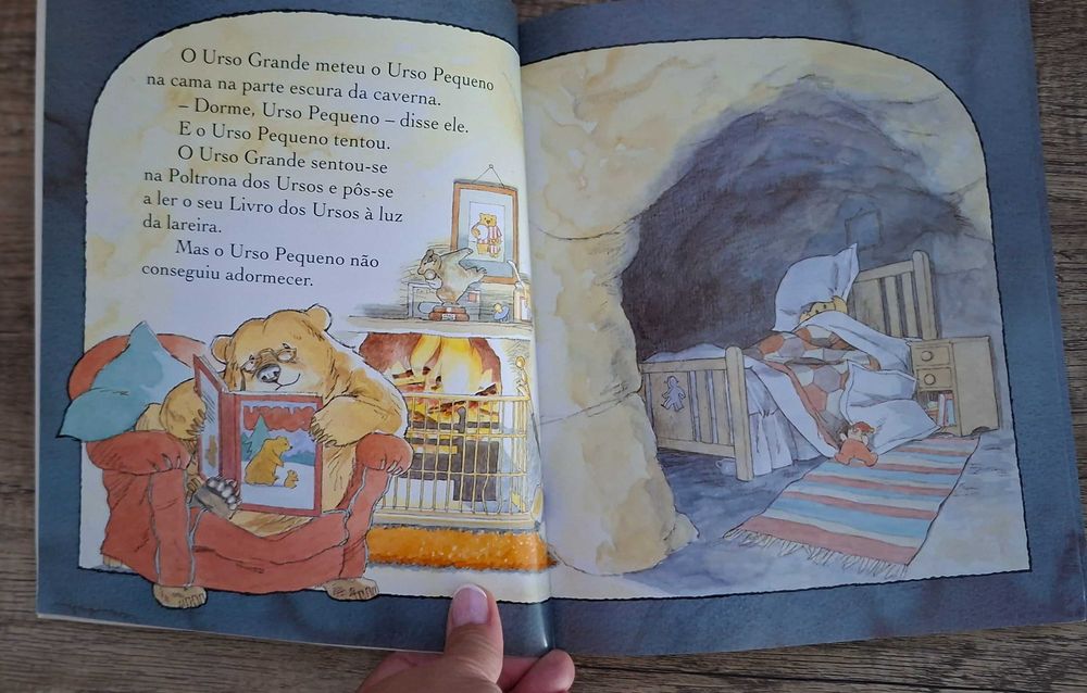 Lote 2 Livros Infantis "Hora de Dormir" – Não Consegues Dormir, Urso Pequeno? + 5 na Caminha