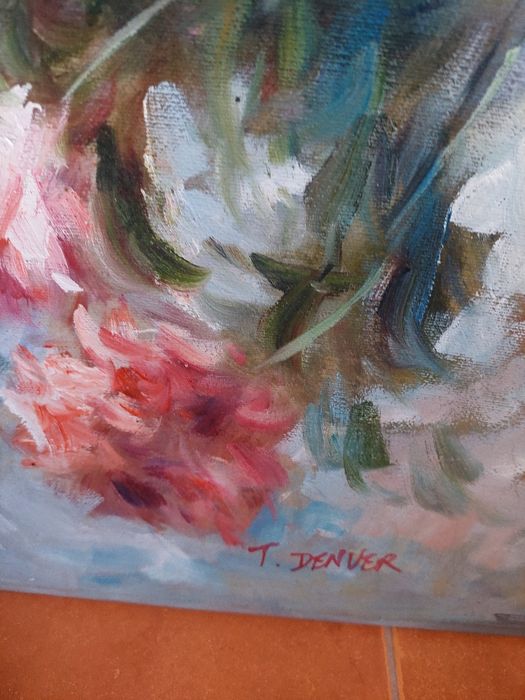 Tela pintada a óleo registada