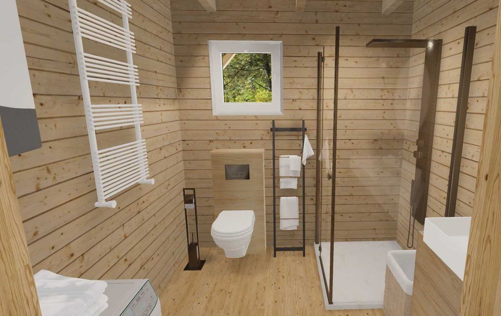 DOM/DOMEK drewniany letniskowy/całoroczny 70m2 parter 35m2 + tarasem