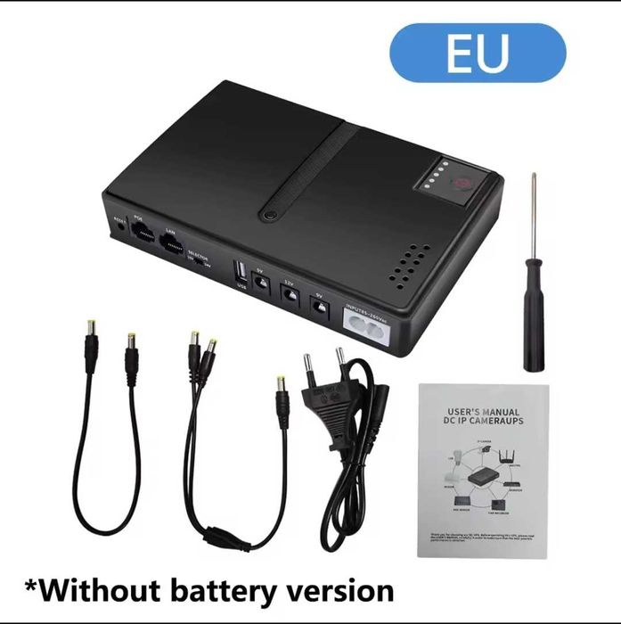 DC 1018L - ДБЖ (UPS) роутера та оптичного модему 5v, 9v, 12v.