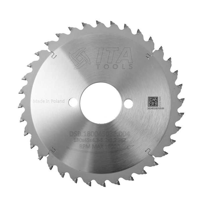 Ita Tools CMT NOWY podcinak DIAMENTOWY 180x45x36Z H4 do HOLZMA