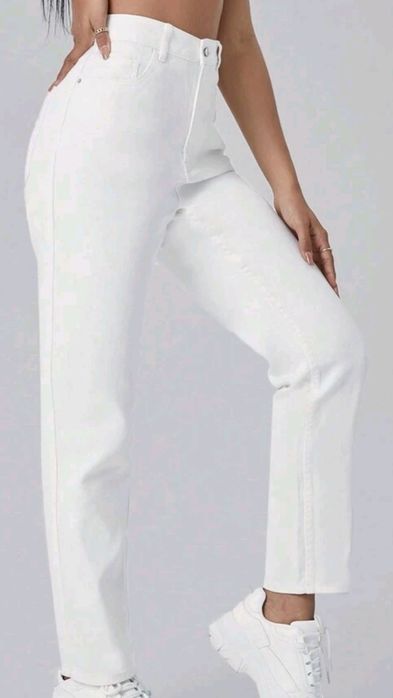 Eleganckie, białe spodnie Shein – komfort i styl na co dzień!