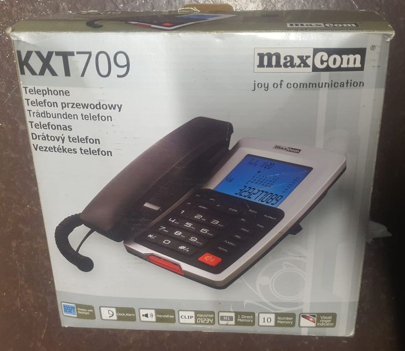 Telefon stacjonarny maxcom KXT709