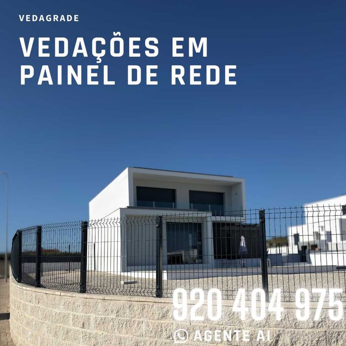 Vedações / Chapa / Rede / Painel de rede / Gradeamentos / Portão