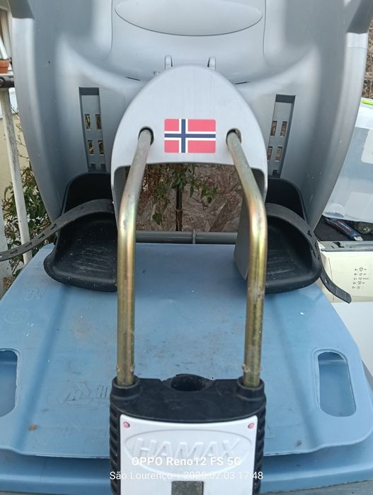 Cadeira transportadora bicicleta