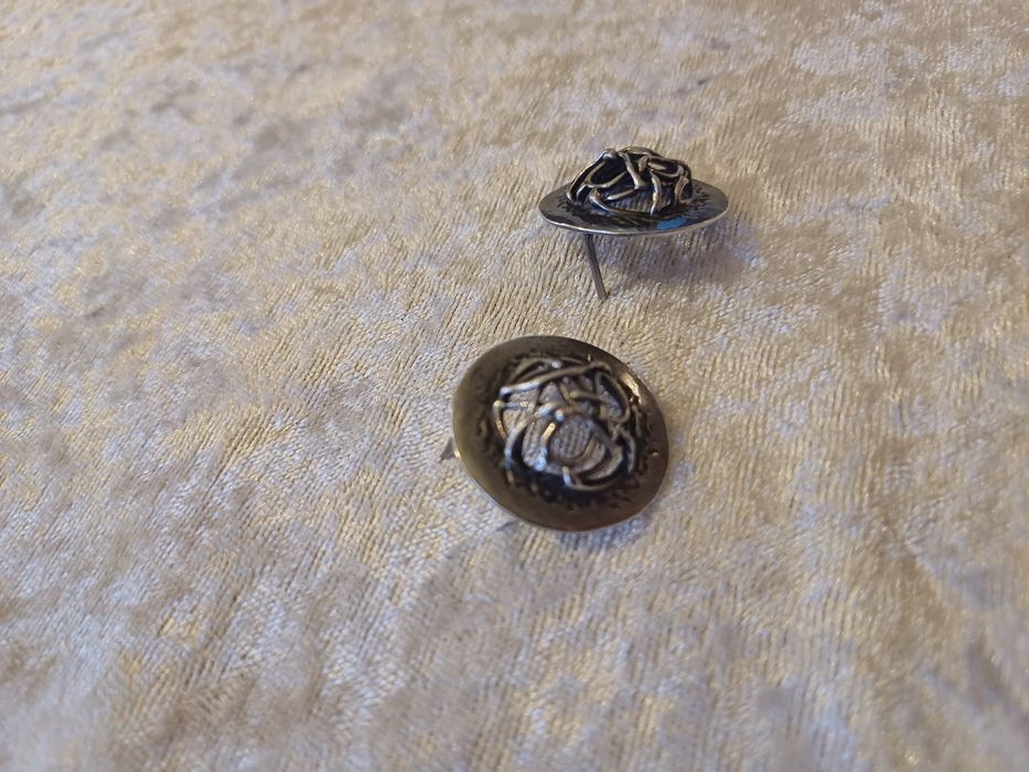 Kolczyki srebrne pr. 925 piękne stylowe