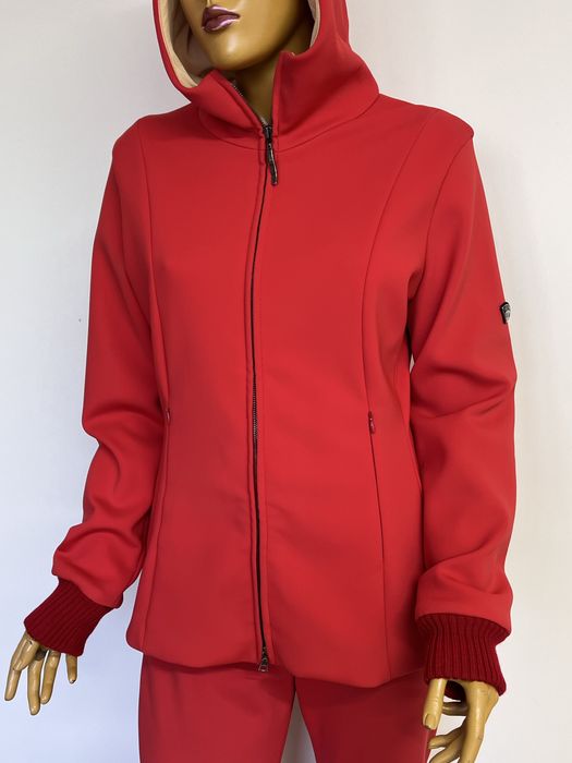 Post Card лижний костюм куртка штани червоний жіночий гірськолижний