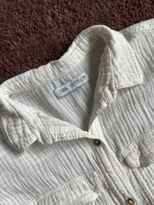Трендова сорочка Zara 152 см, стан нової, стильна