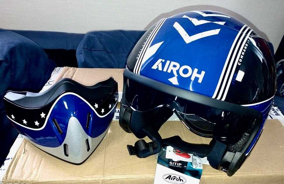 Capacete NOVO Airoh J110 Command 2 in 1 (35% Desconto) Tam XS-S-L-XXL