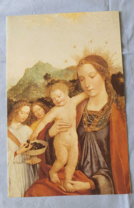 Postais Antigos Azulejos Arte Sacra - Medida  Postal : 21 X 13,5 cm