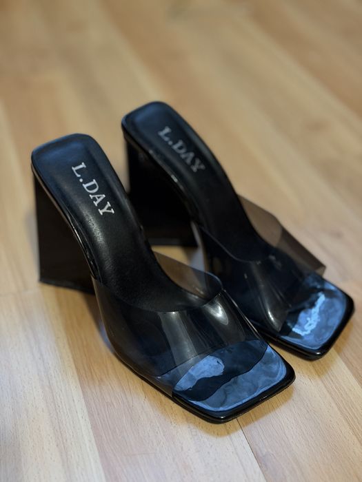 Сабо чорні стильні