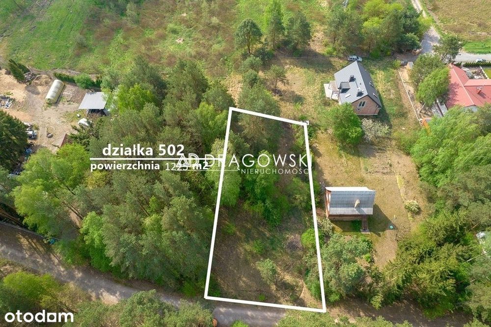 Działka 1225 m2 Wola Ducka gm. Wiązowna