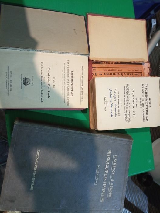 Książka przedwojenne słownik polsko niemiecki okupacja