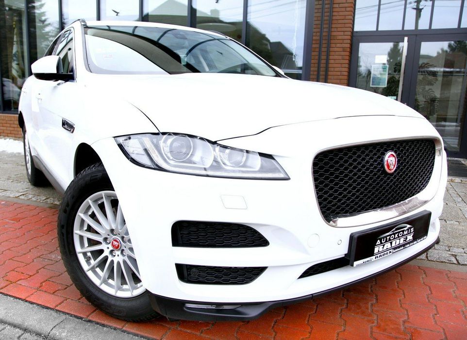 Jaguar F-Pace Salon PL|1 Ręka|Oryg.Lakier|SerwisASO|Navi|Skóry|Kamera|2xPark|As.Pasa