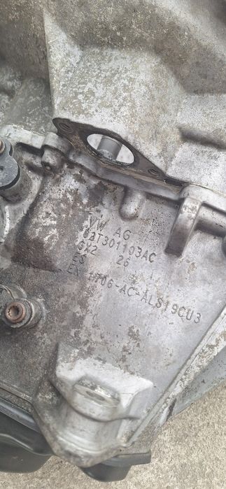 Skrzynia biegów 1.6 mpi audi vw seat