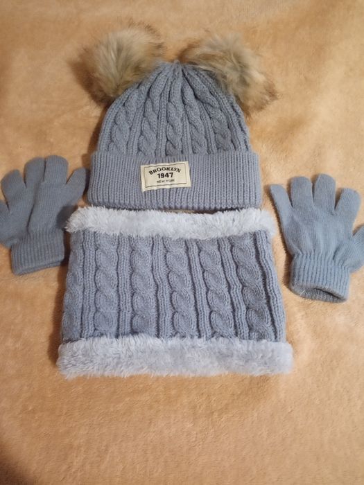 Шапка, шарф і рукавички демісезон