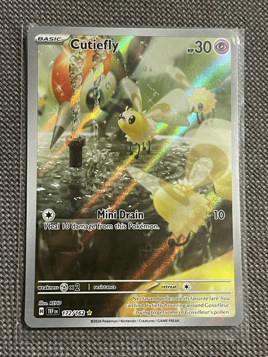Karta pokemon Cutiefly Art 172/162 idealna