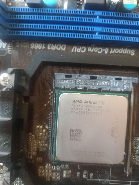 Материнка комплект, Alton x4 640, ddr3 8gb 1600