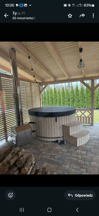 Balia Ogrodowa Jacuzzi 200cm FULL - Gotowa OD RĘKI !