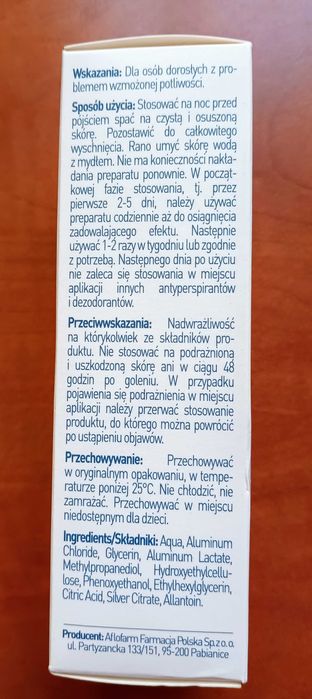 Medispirant roll on bezzapachowy dla kobiet i mężczyzn