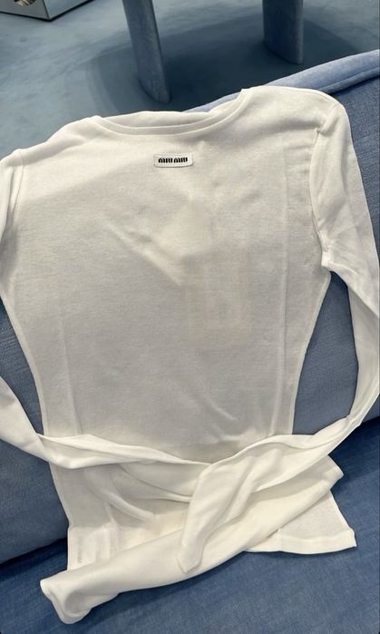 Miu miu лонгслиф 36 розмір