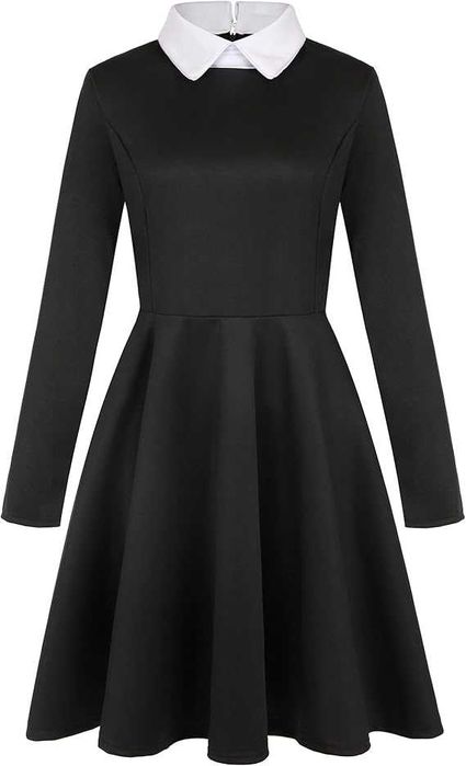 Strój Mrsclaus Wednesday + Dodatki Rozmiar S