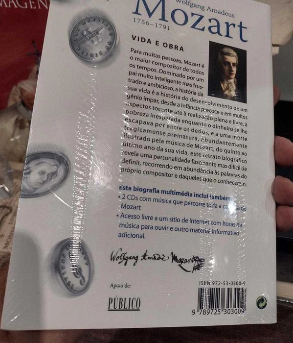 Mozart Vida e Obra - Jeremy Siepmann com Cd´s