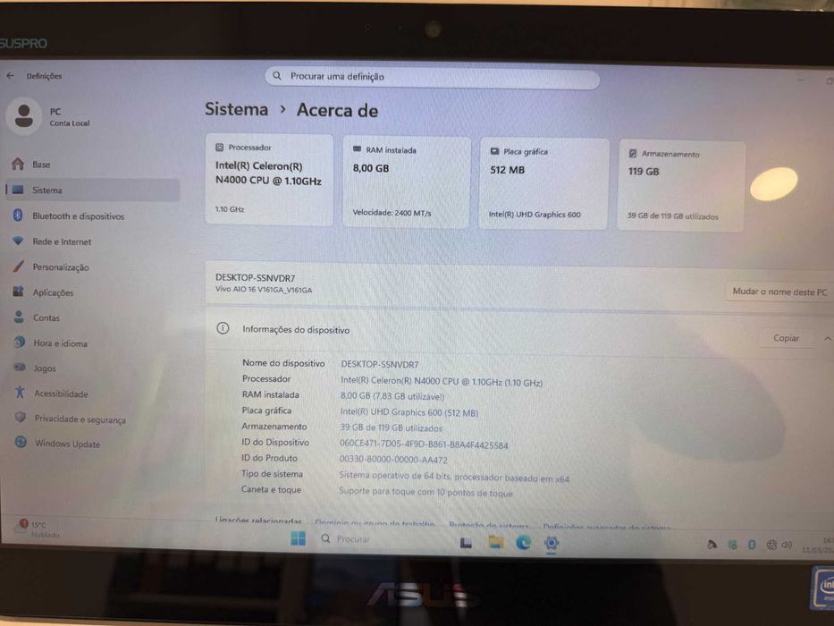 Asuspro Aio v161g