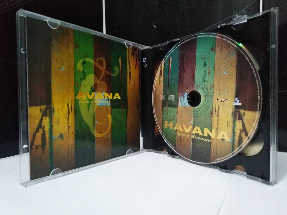Cd duplo Havana Salsa e Merengue Cd mais Dvd.